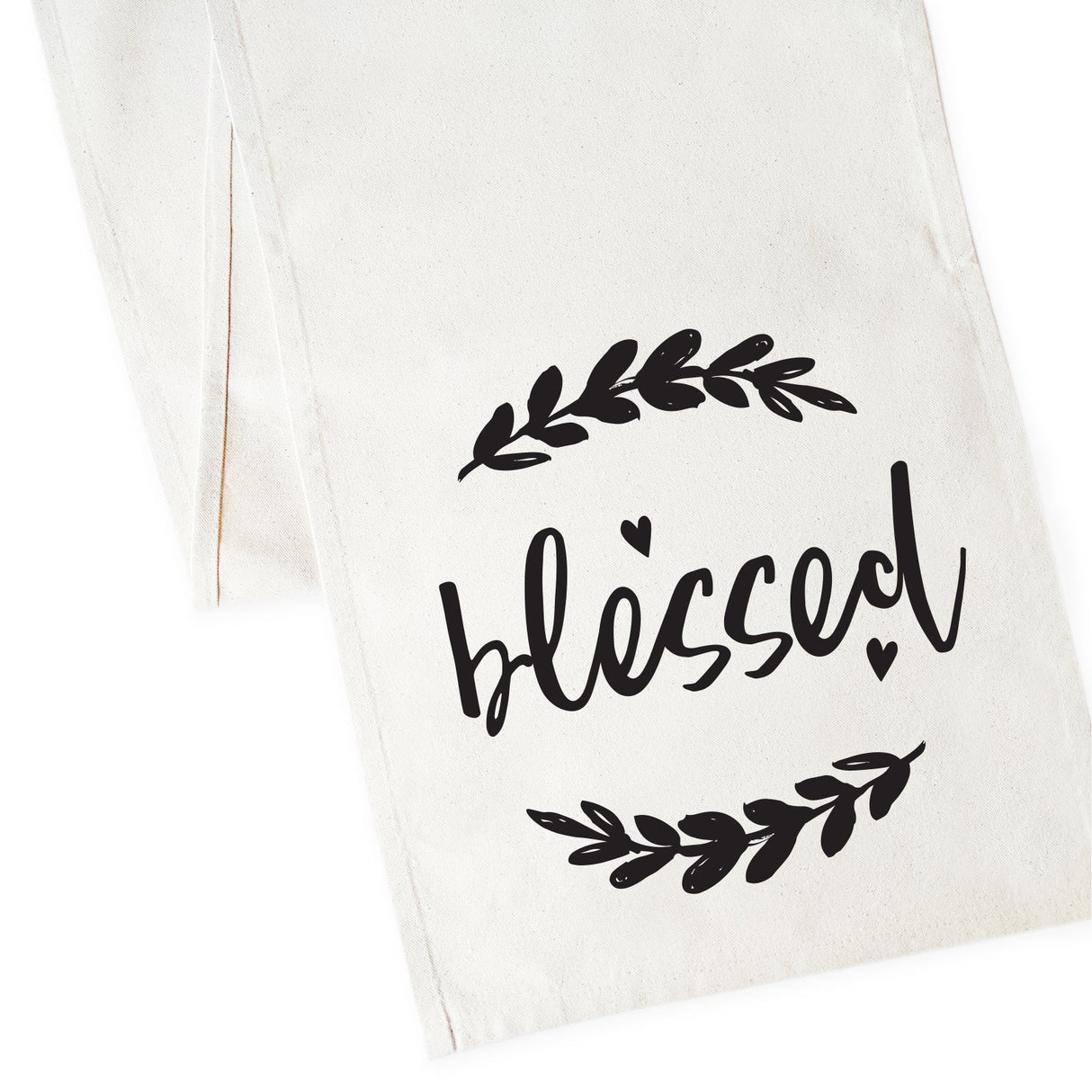 Blessed Cotton Canvas Table Runner from The Cotton & Canvas Co.