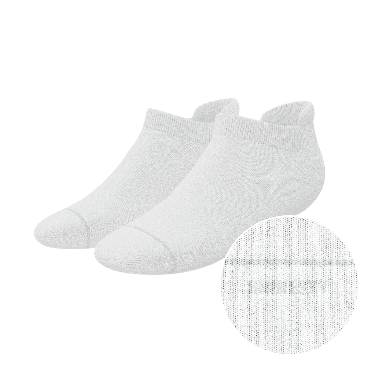 The Blizzard | Plain White Heel Hammock™ Ankle Socks from Shinesty