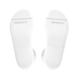 The Blizzard | Plain White Heel Hammock™ Crew Socks from Shinesty