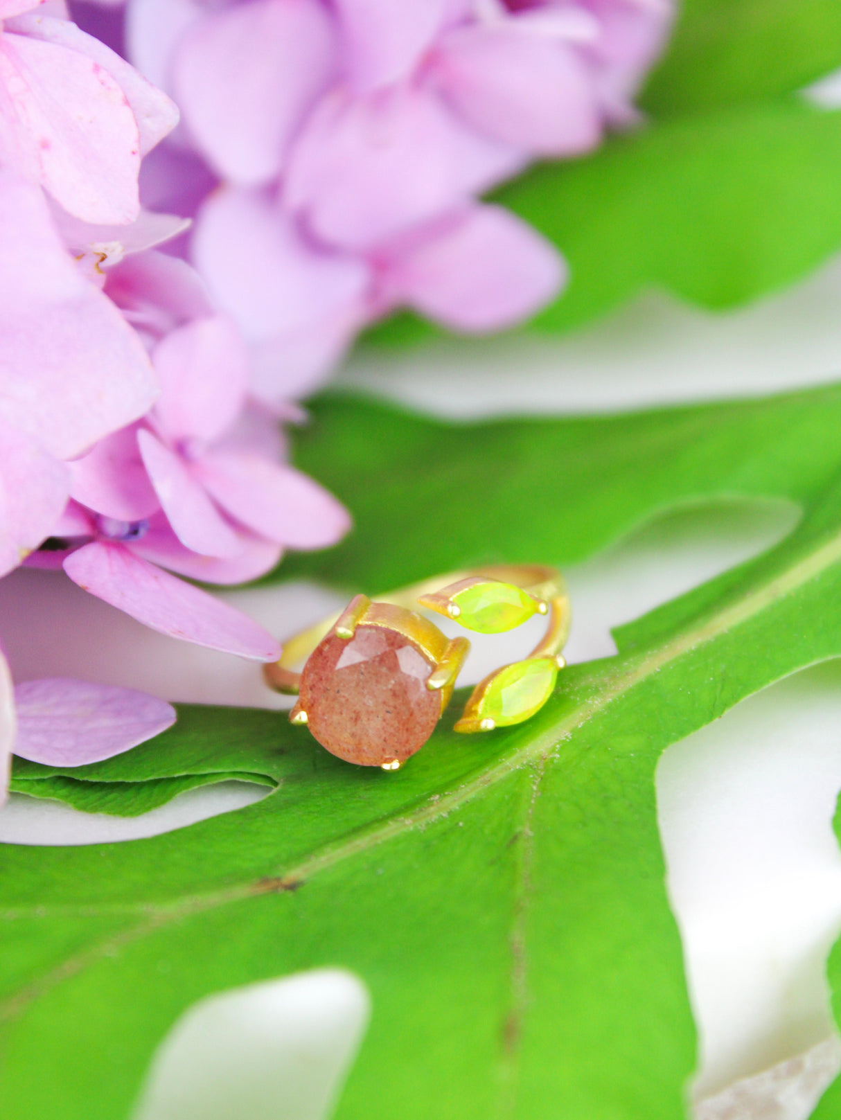 The Bloom Ring - Gold from Ash & Rose