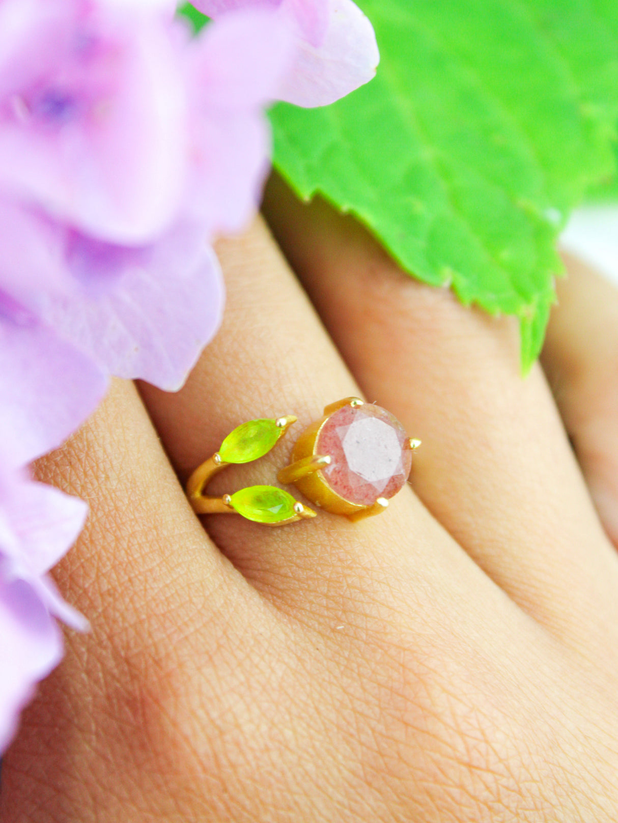 The Bloom Ring - Gold from Ash & Rose