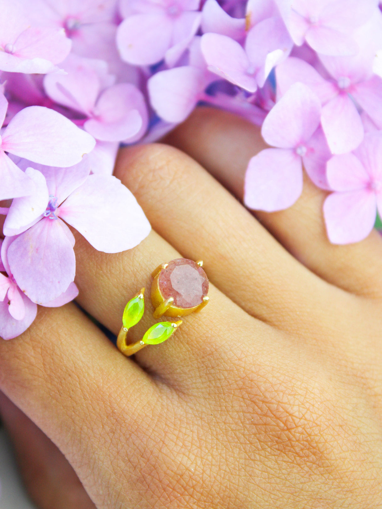 The Bloom Ring - Gold from Ash & Rose