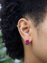 Blooming Fan Studs from Ash & Rose