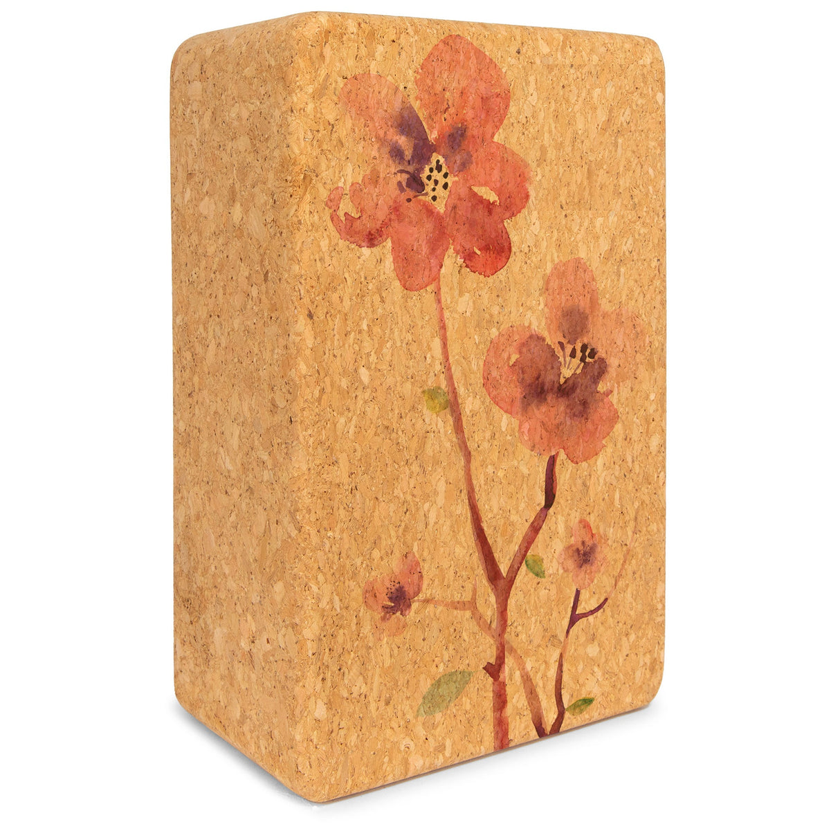 Blossom Cork Yoga Block from Yoloha Yoga