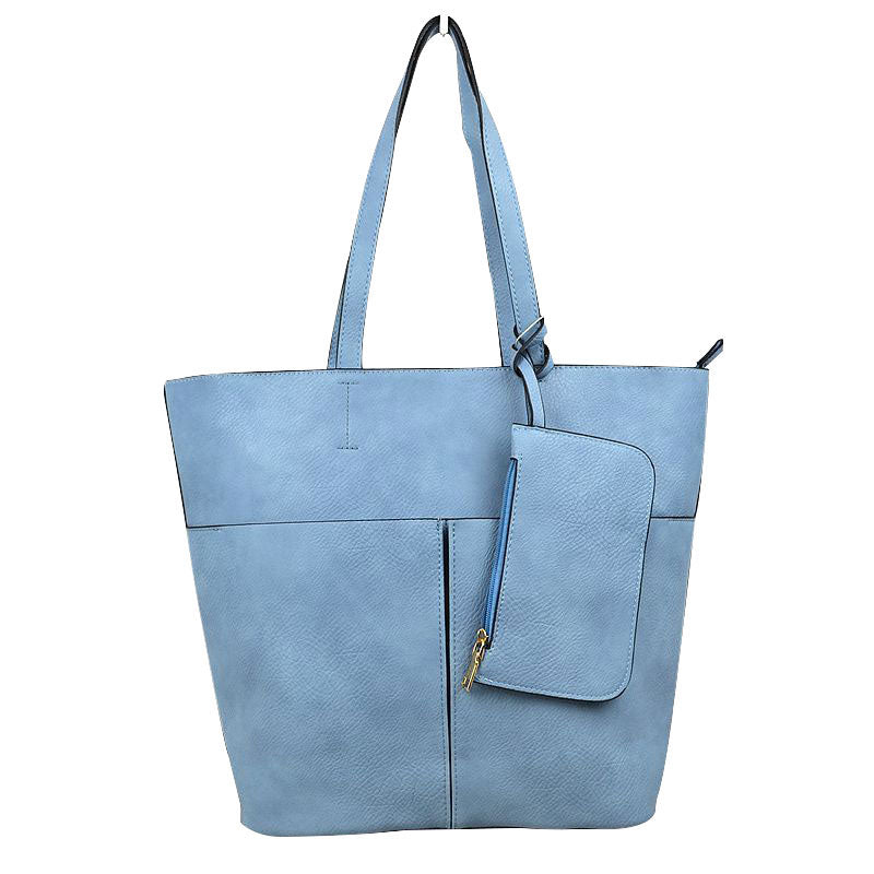 3 In 1 Large Soft Faux Leather Womens Tote Handbags  from Madeline Love