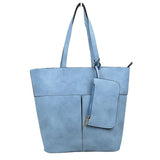 3 In 1 Large Soft Faux Leather Womens Tote Handbags  from Madeline Love
