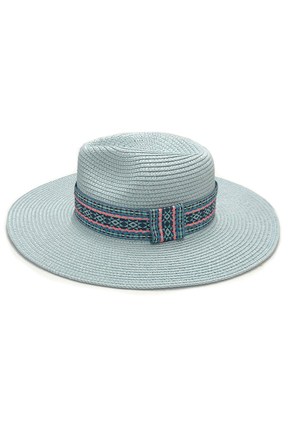 AZTEC BAND PANAMA HAT from Madeline Love