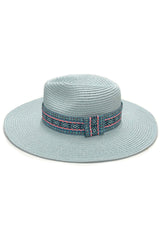 AZTEC BAND PANAMA HAT from Madeline Love
