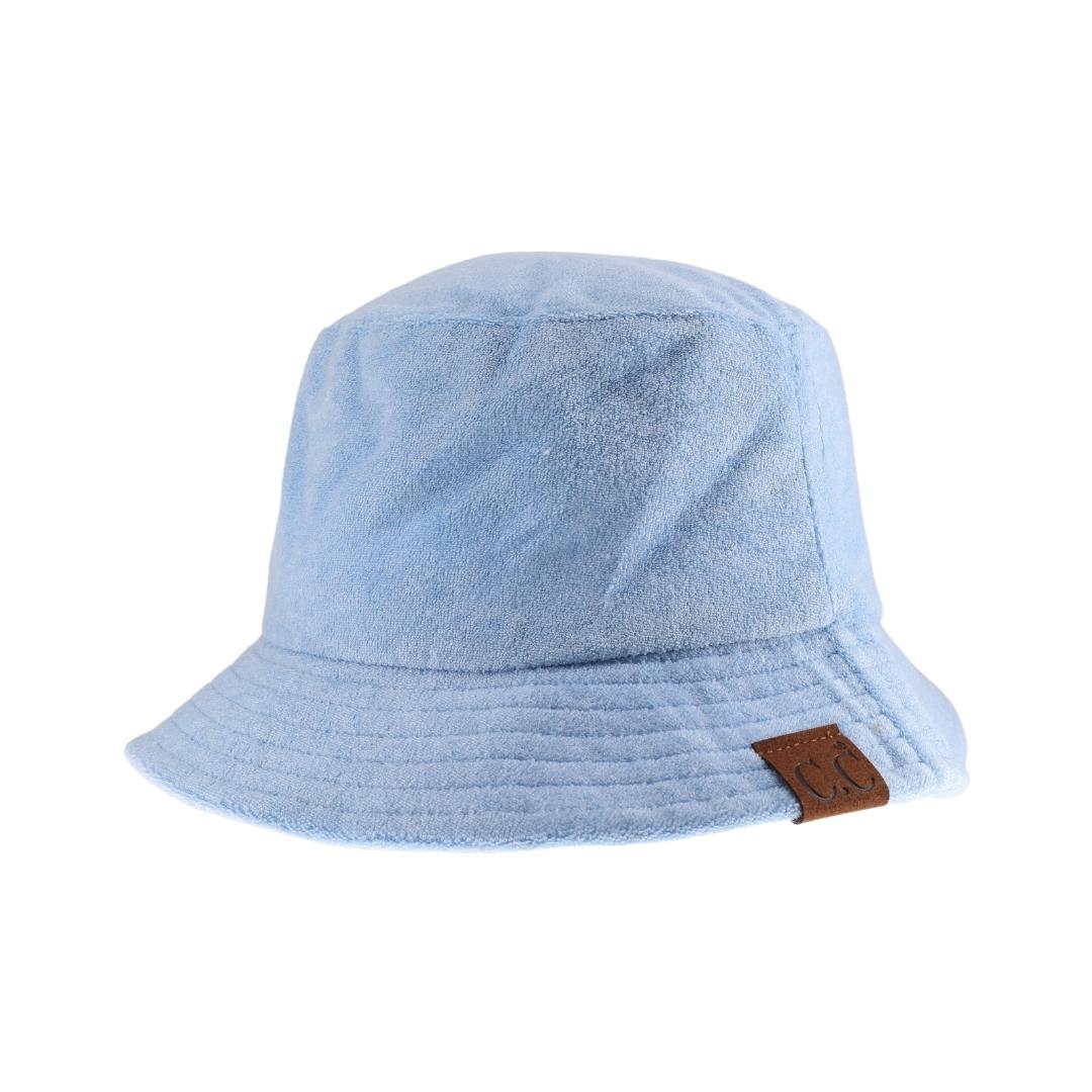 C.C TERRY CLOTH BUCKET HAT from Madeline Love