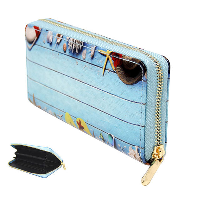 Sealife Shell Starfish 3D Hologram Wallet  from Madeline Love