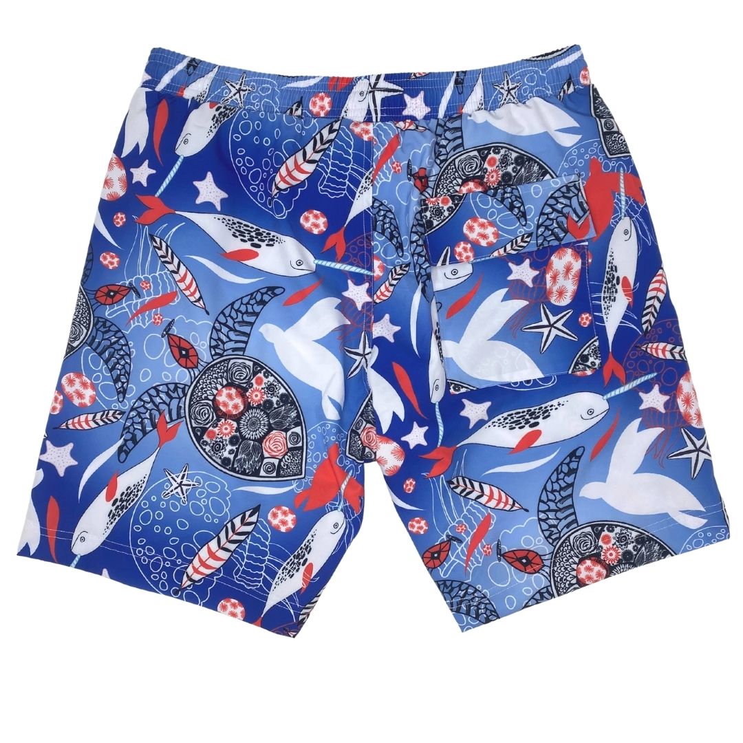 Psychedelic Turtle Swimsuit from Tropical Bros
