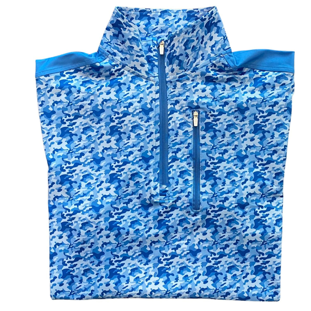 Blue Camo Quarter Zip from Tropical Bros