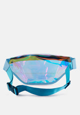 Pink Clear Hologram Fanny Pack from London Rag International