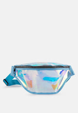 Pink Clear Hologram Fanny Pack from London Rag International