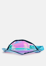 Pink Clear Hologram Fanny Pack from London Rag International