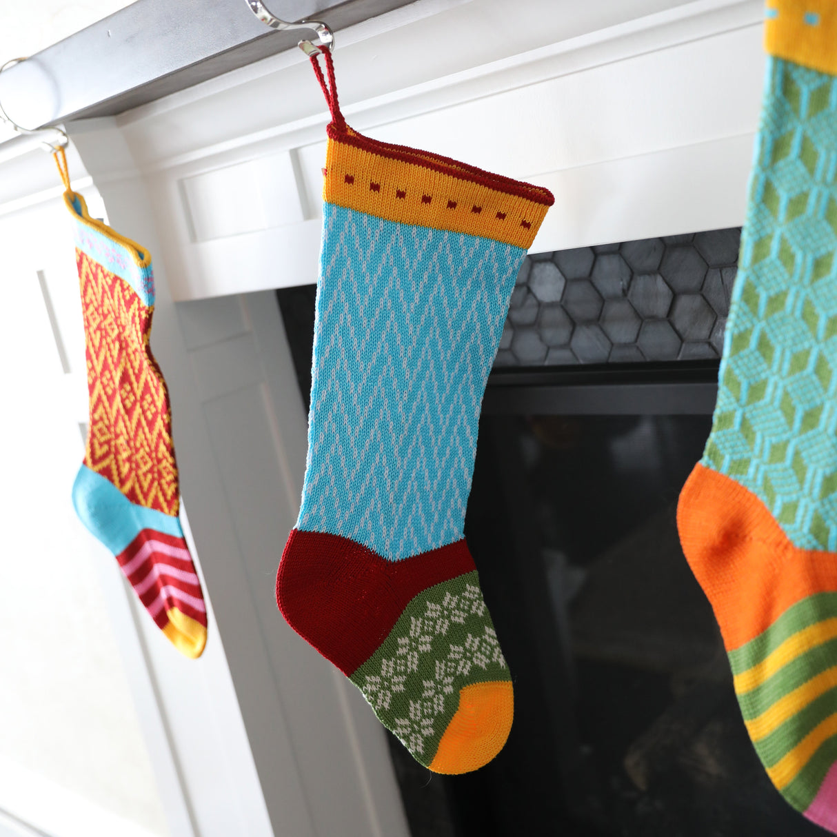 Colorful Stocking, Blue from Melange Collection
