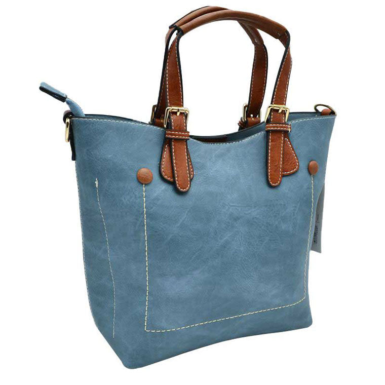 Vegan Leather Tote Shoulder Handbags For Women from Madeline Love