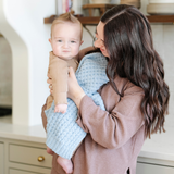 WAFFLE KNIT MINI BLANKETS From Saranoni