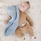 WAFFLE KNIT MINI BLANKETS From Saranoni