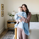 WAFFLE KNIT RECEIVING BLANKETS From Saranoni