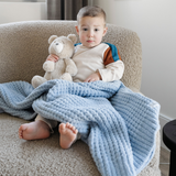 WAFFLE KNIT TODDLER BLANKETS From Saranoni