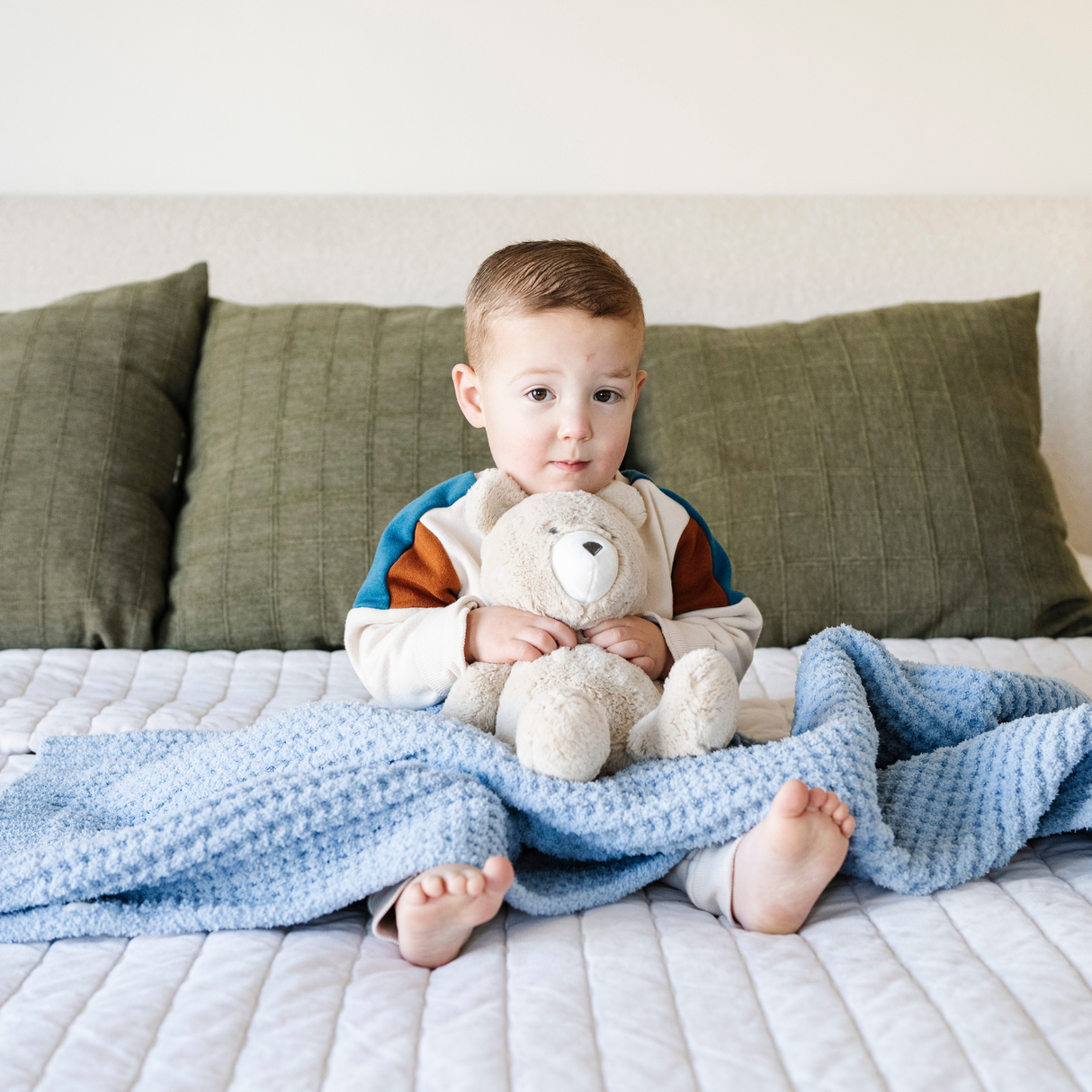WAFFLE KNIT TODDLER BLANKETS From Saranoni