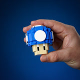 Life-Sized Tiny Blue Mushroom from Bricker Builds