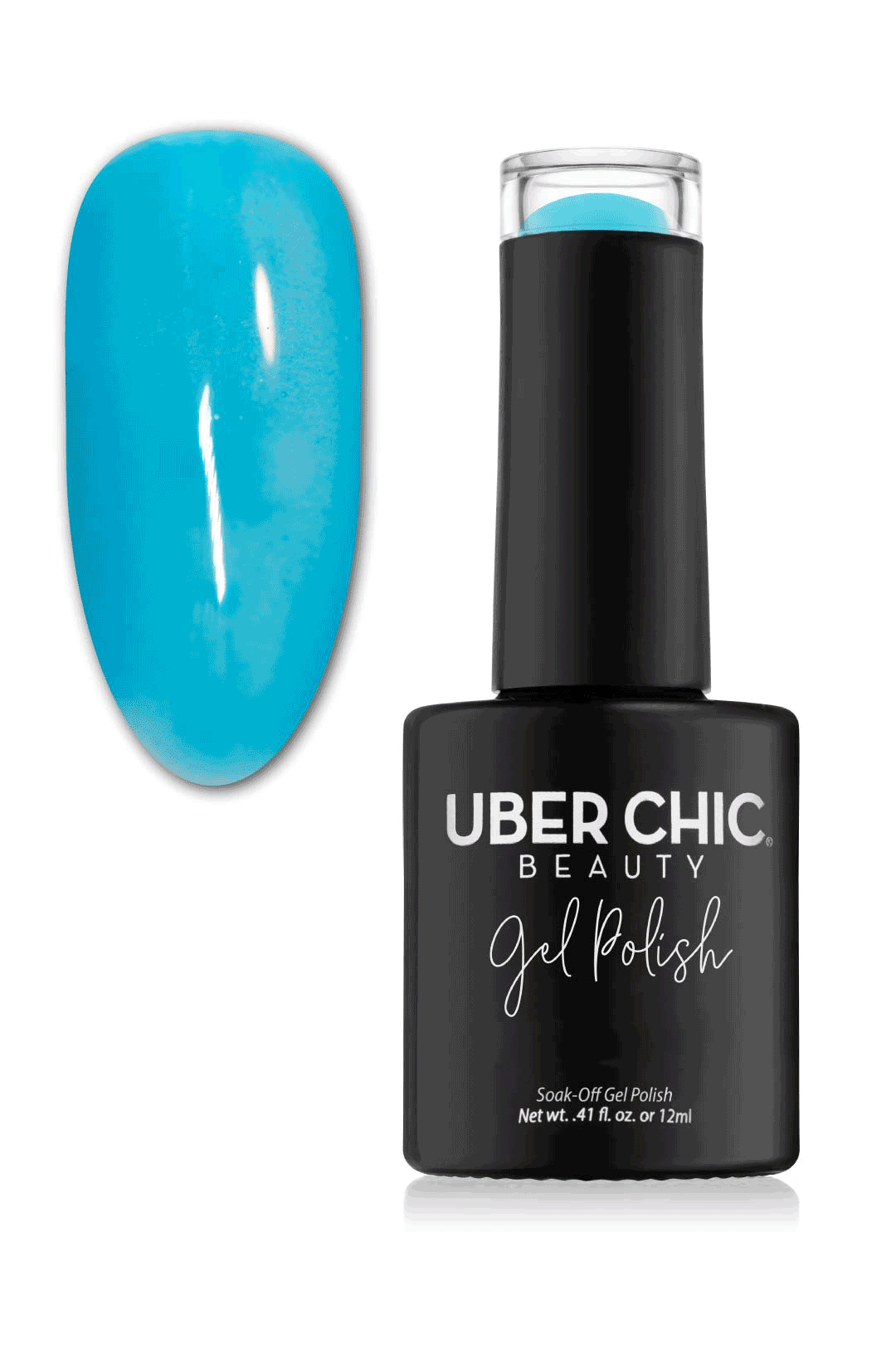 Blue Snow Cone - Glow In The Dark Gel Polish from UberChic Beauty