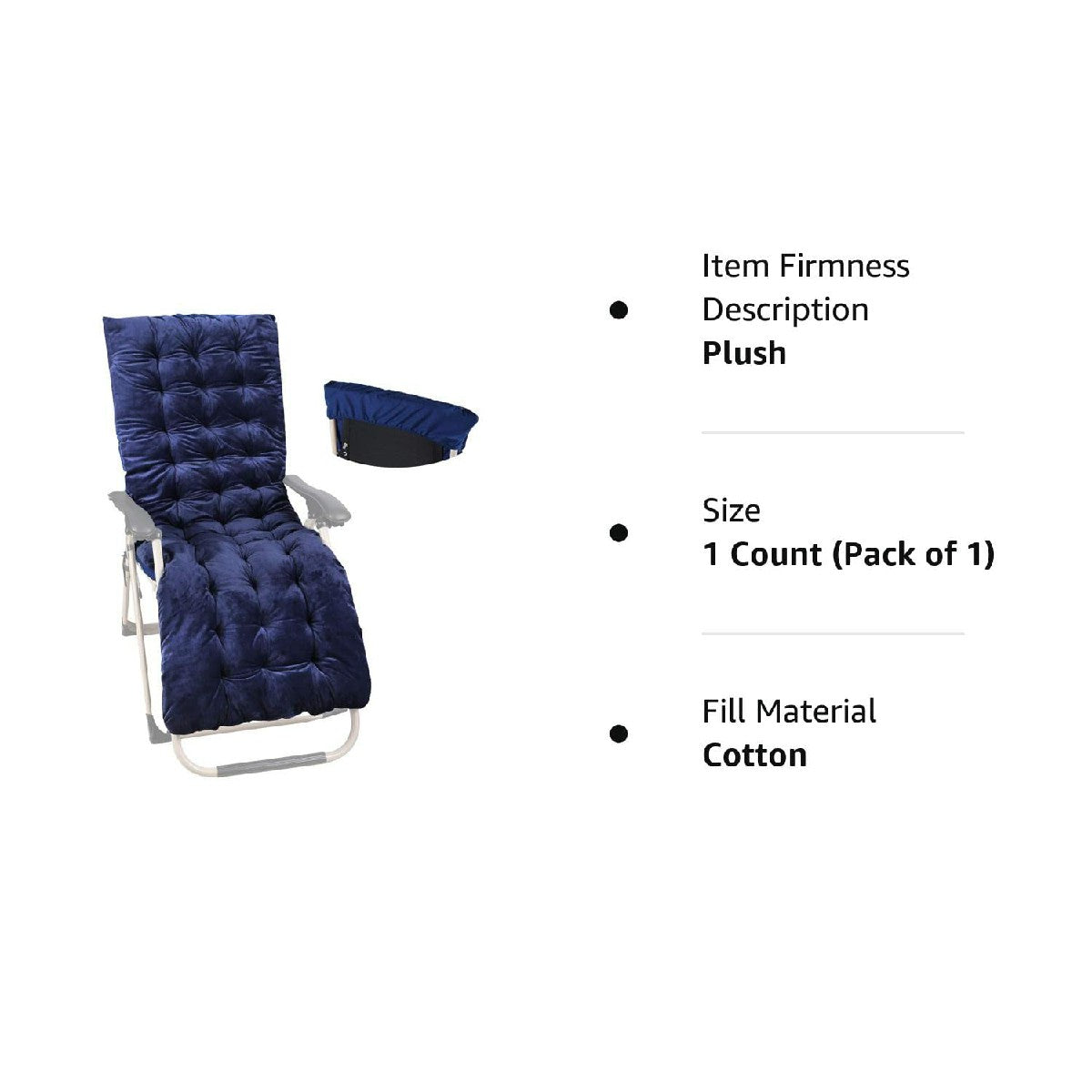 Thicker Soft Comfortable Chaise Lounge Chair Cushion From Redcamp