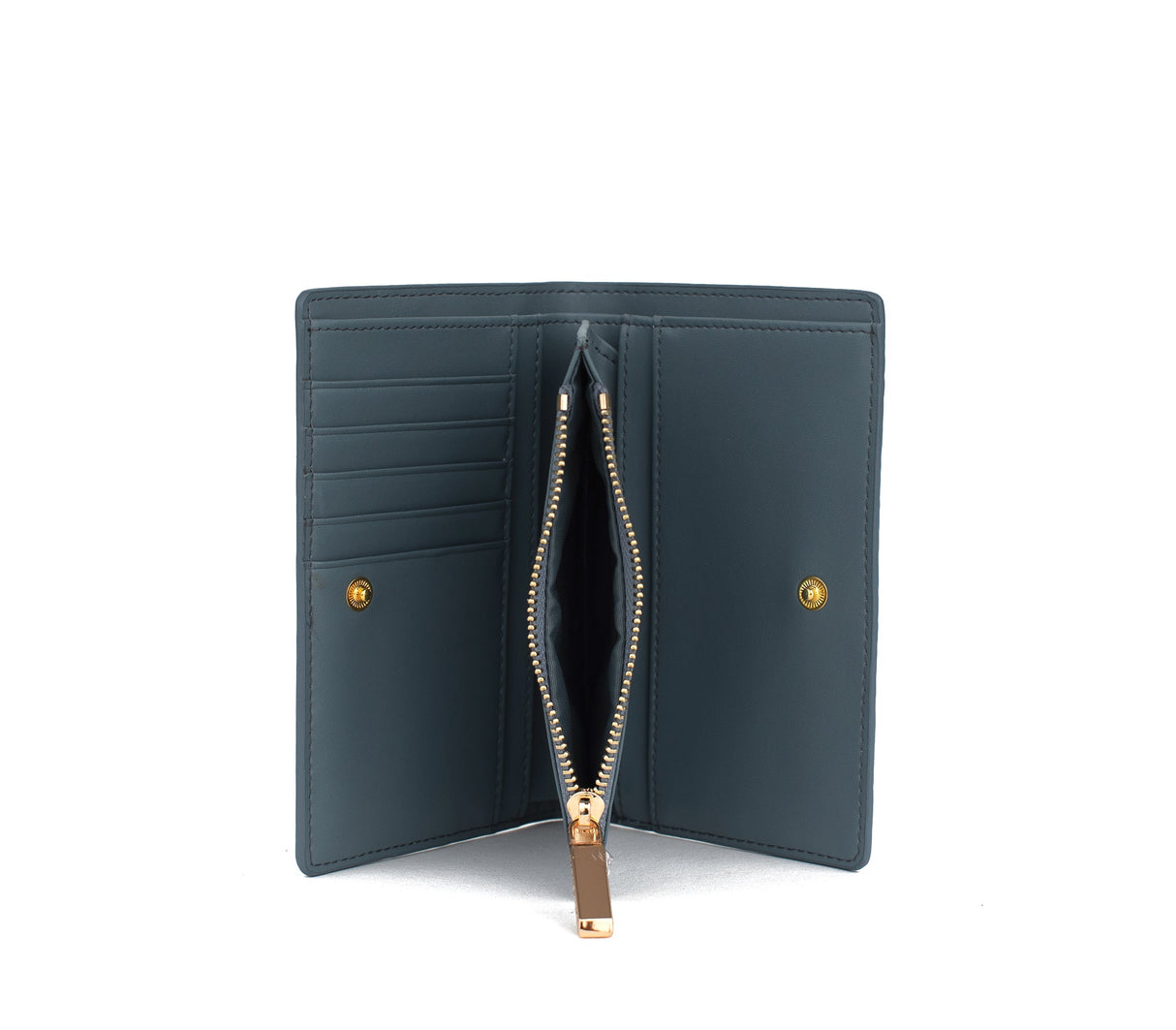 Madison - Blue Vegan Leather Wallet from Gunas New York