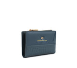 Madison - Blue Vegan Leather Wallet from Gunas New York
