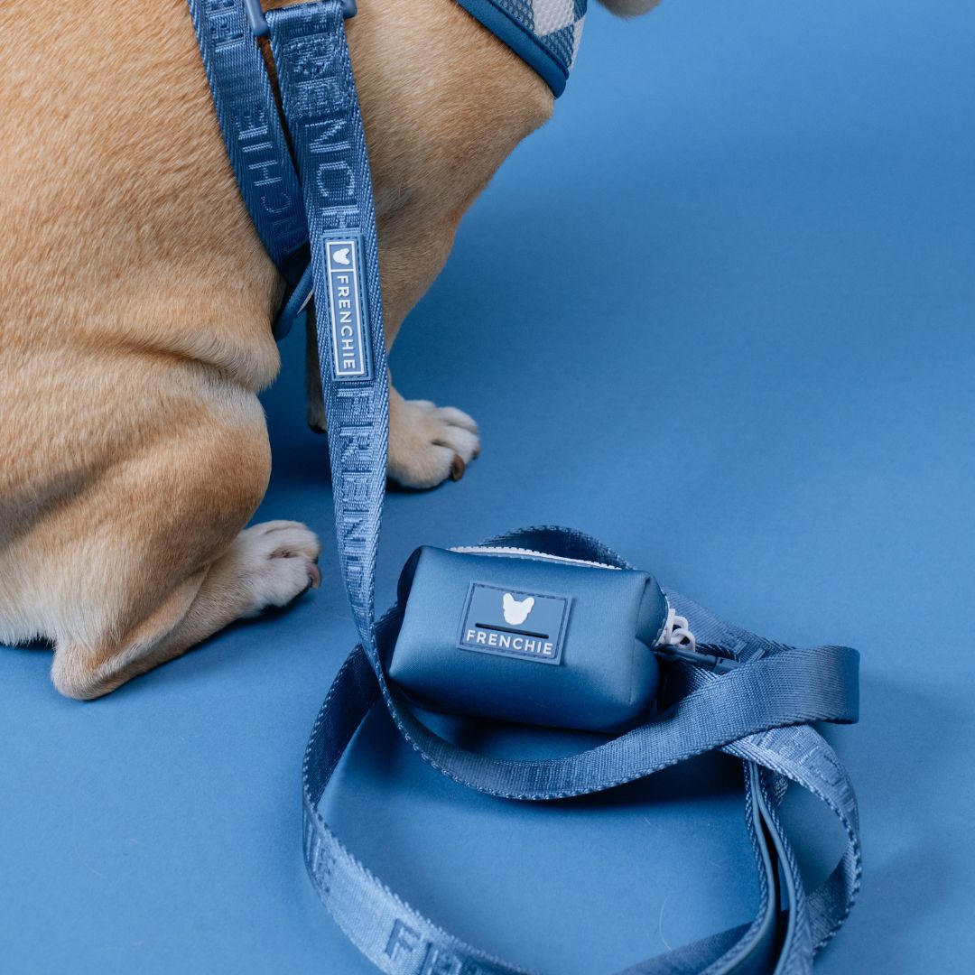 Frenchie Poo Bag Holder - Blue Steel from Frenchie Bulldog