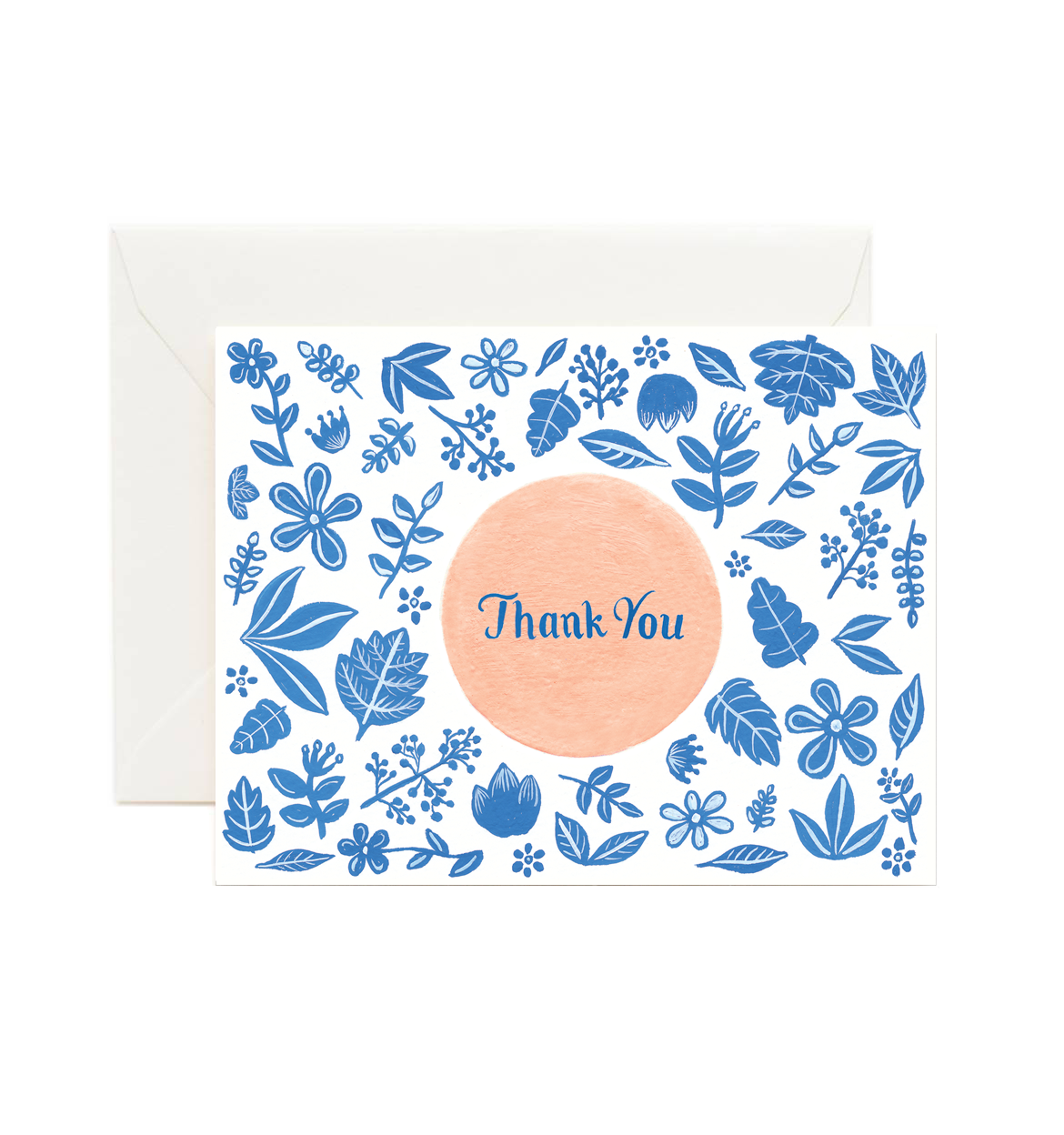 Blue and Peach Florals from Forage Paper Co.