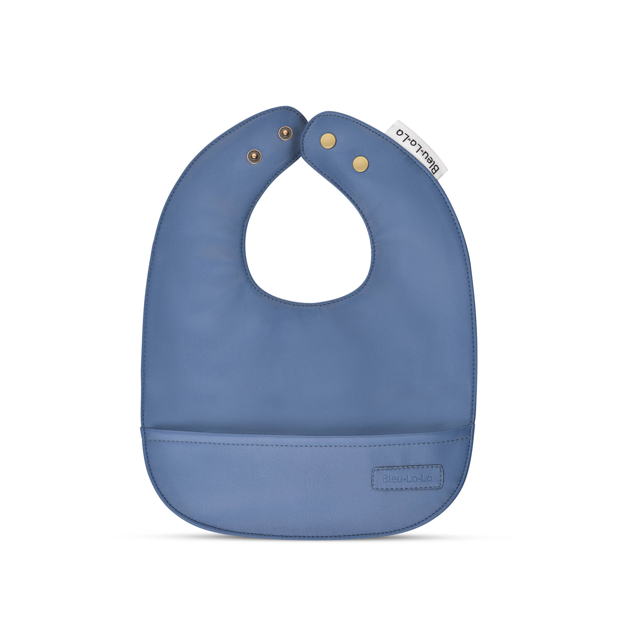 Classic Single Steel Blue Bib from Bleu La La