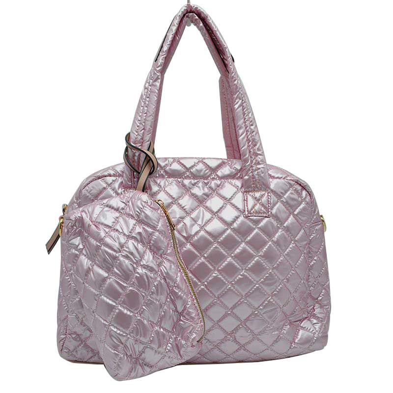 2-in-1 Large Quilted Tote Bag with Pouch  from Madeline Love