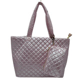 2-in-1 Large Quilted Zipper Tote with Pouch  from Madeline Love
