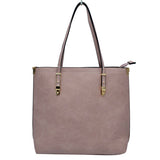 Soft Faux Leather Tote Handbag With Wallet  from Madeline Love