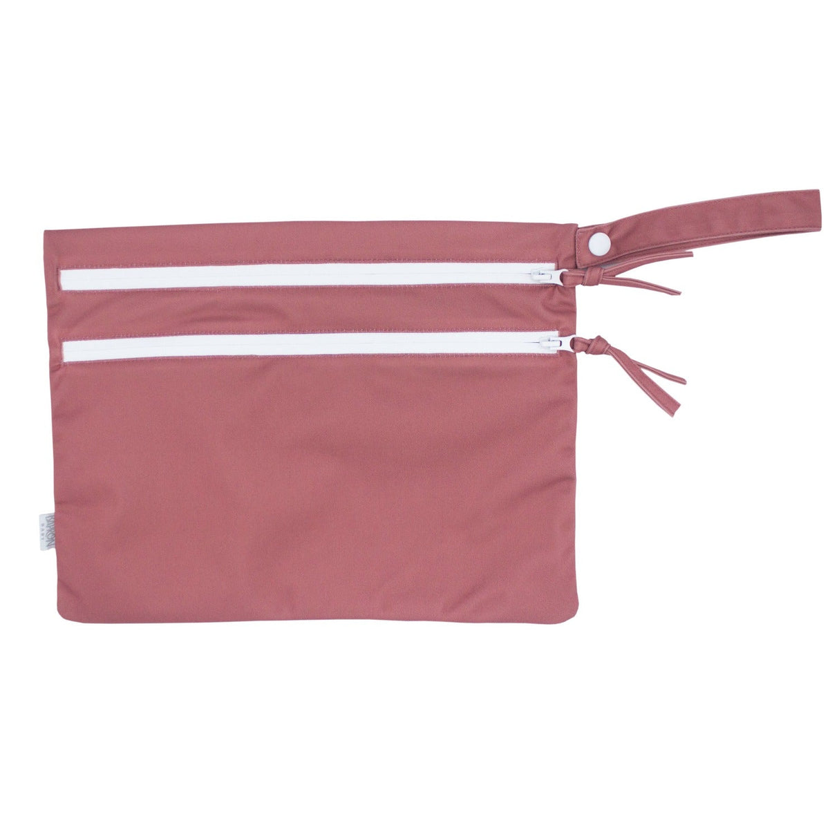 Solid Blush Minimalist - Waterproof Wet Bag (For mealtime, on-the-go, and more!) from BapronBaby