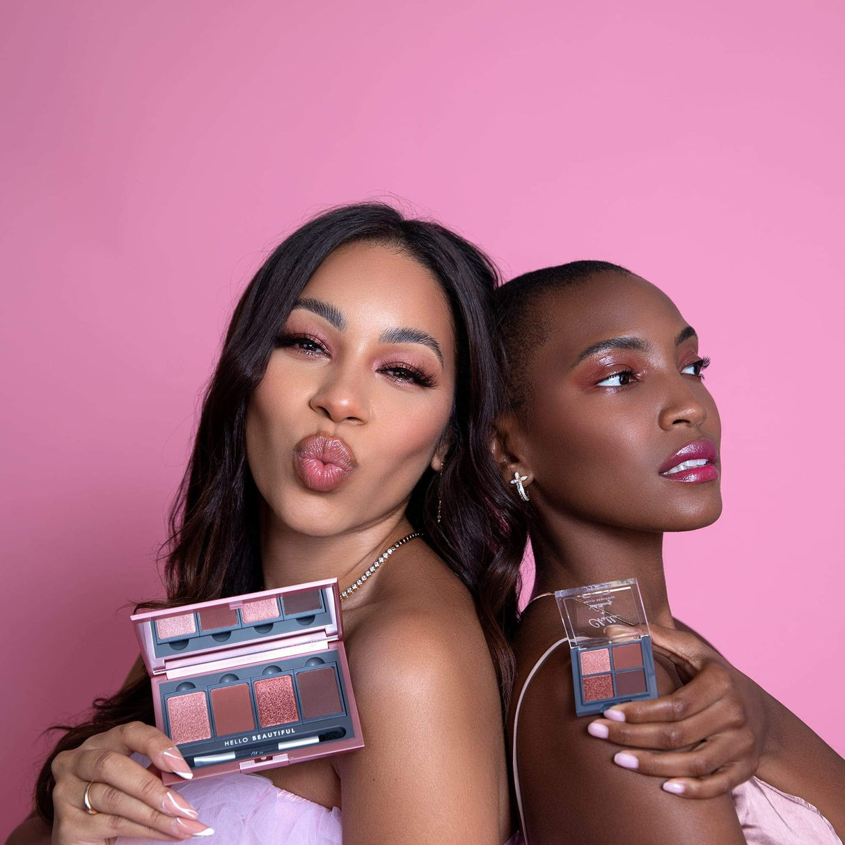 mini chella + velabeauty blushing rose eyeshadow palette from Chella