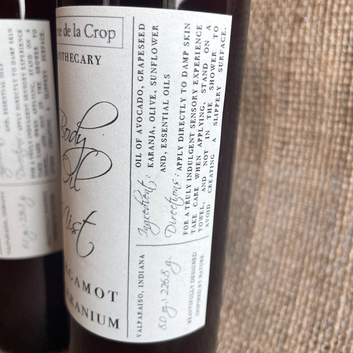 Body Oil Mist - Essential Oils or Naked from Creme de la Crop