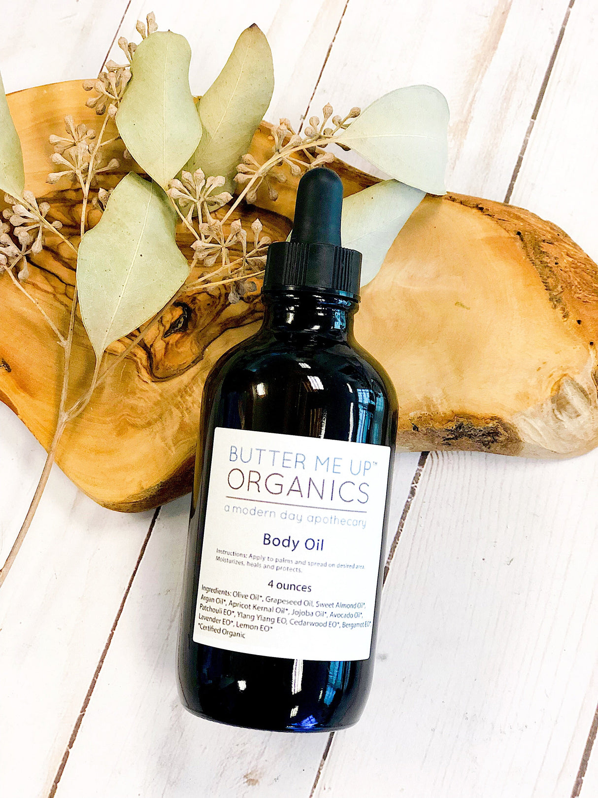 Organic Body Oil / Body Oil / Moisturizer / Organic Oils / Dry Skin Formula from Butter Me Up Organics