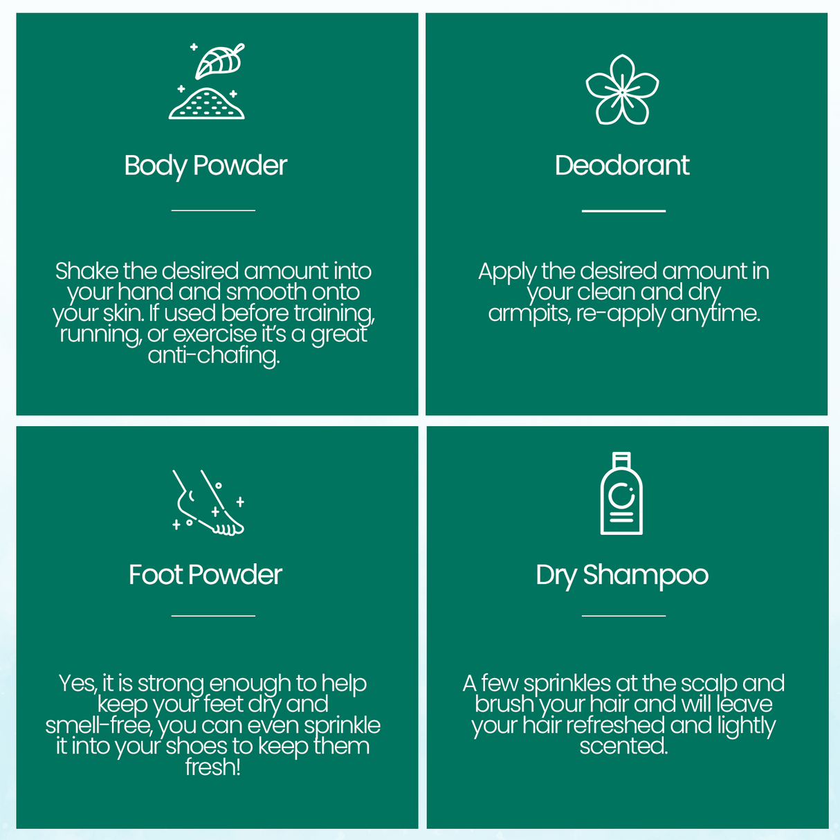 All-Natural Body Powder. Eco-Friendly. from BeNat