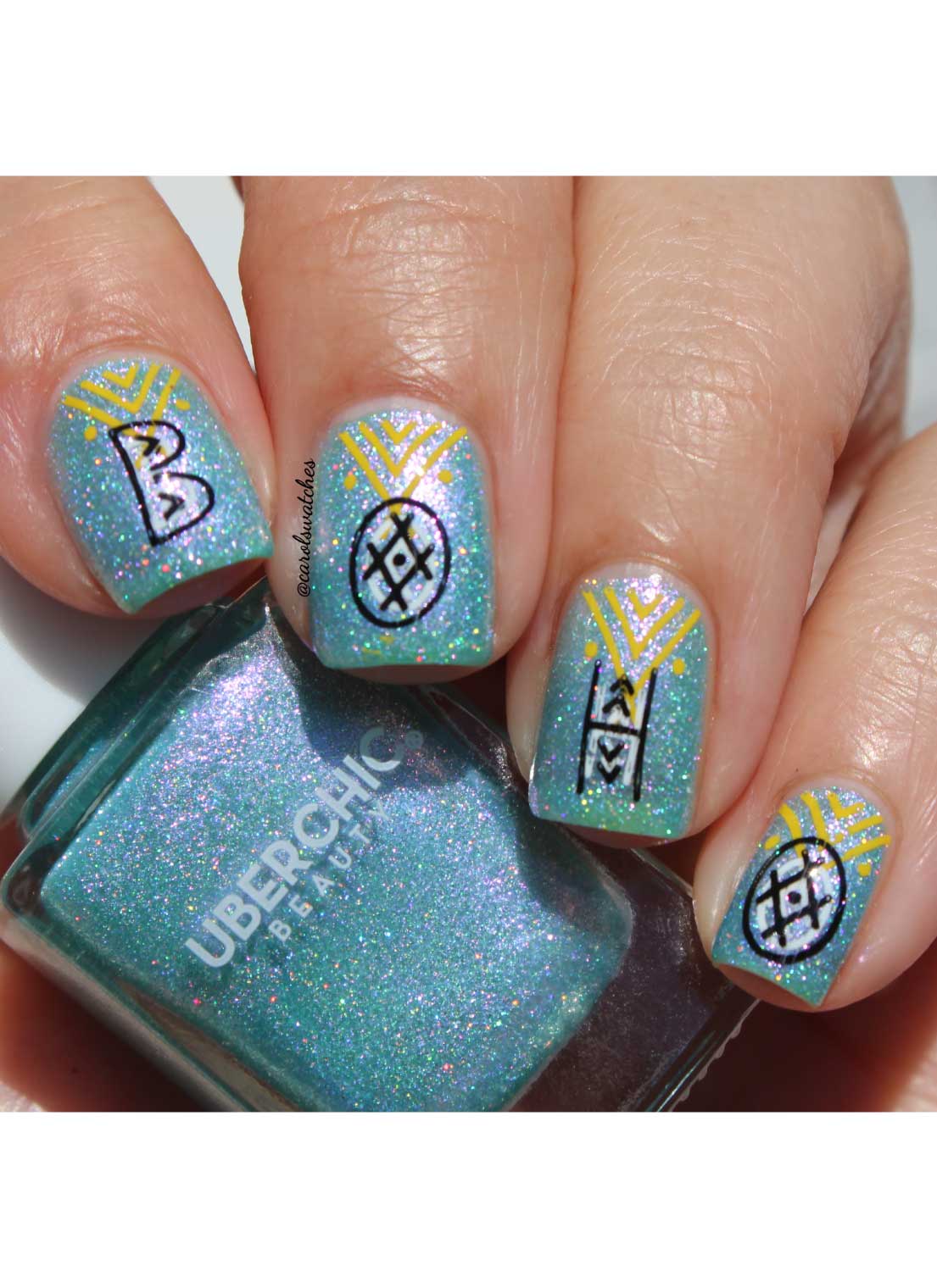Boho Blues - Holographic Polish From UberChic Beauty