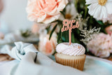 Boho Daisy Acrylic Cupcake Toppers, Set of 12 from The Cotton & Canvas Co.