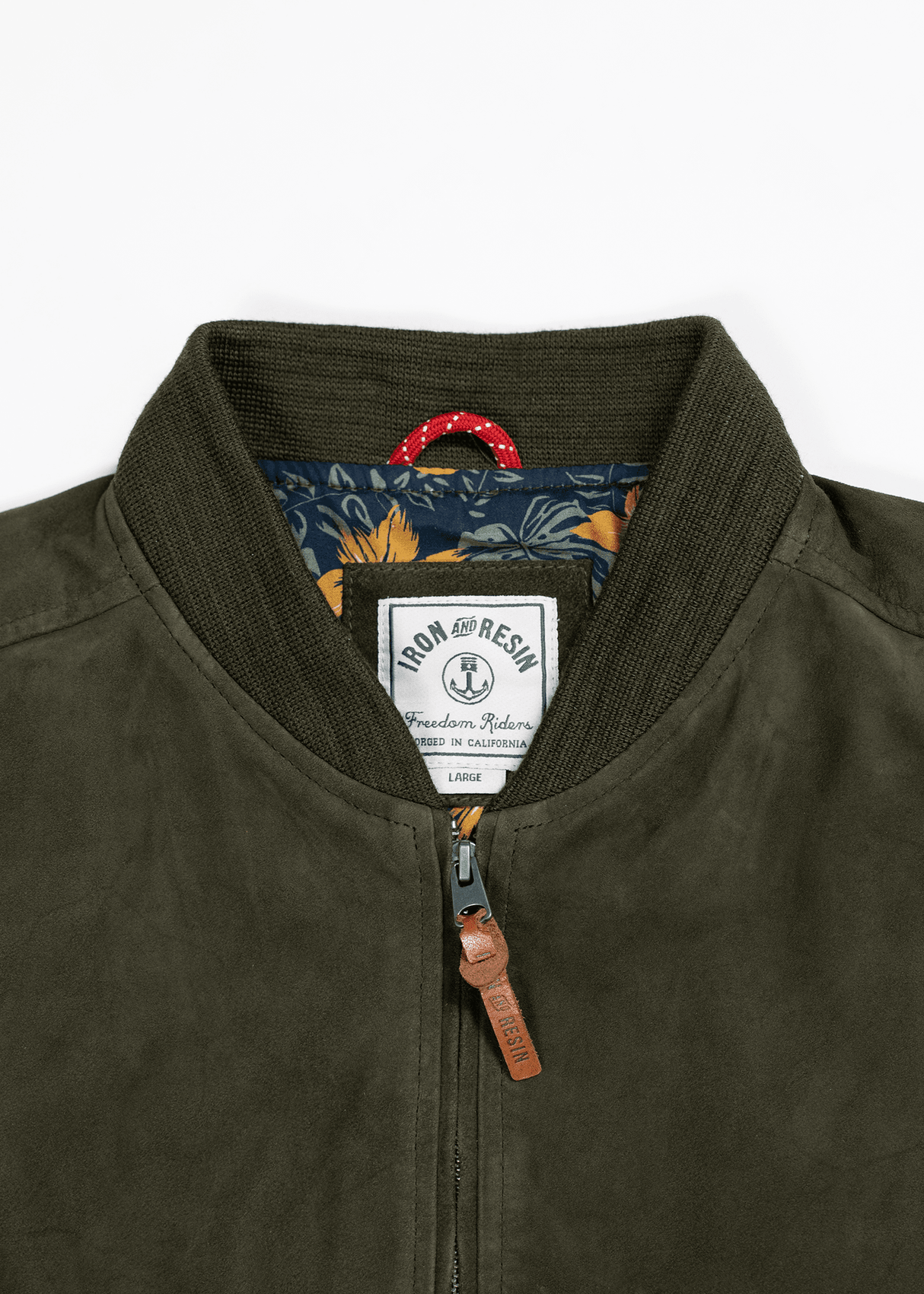 Goat Suede Bomber Jacket from Iron & Resin