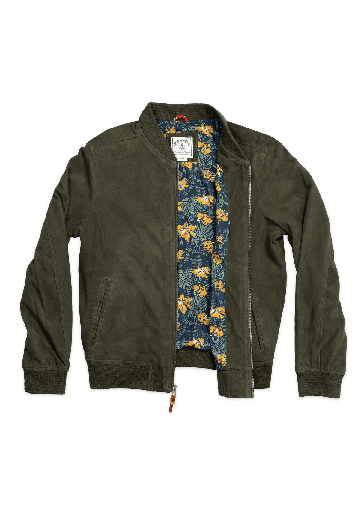 Goat Suede Bomber Jacket from Iron & Resin