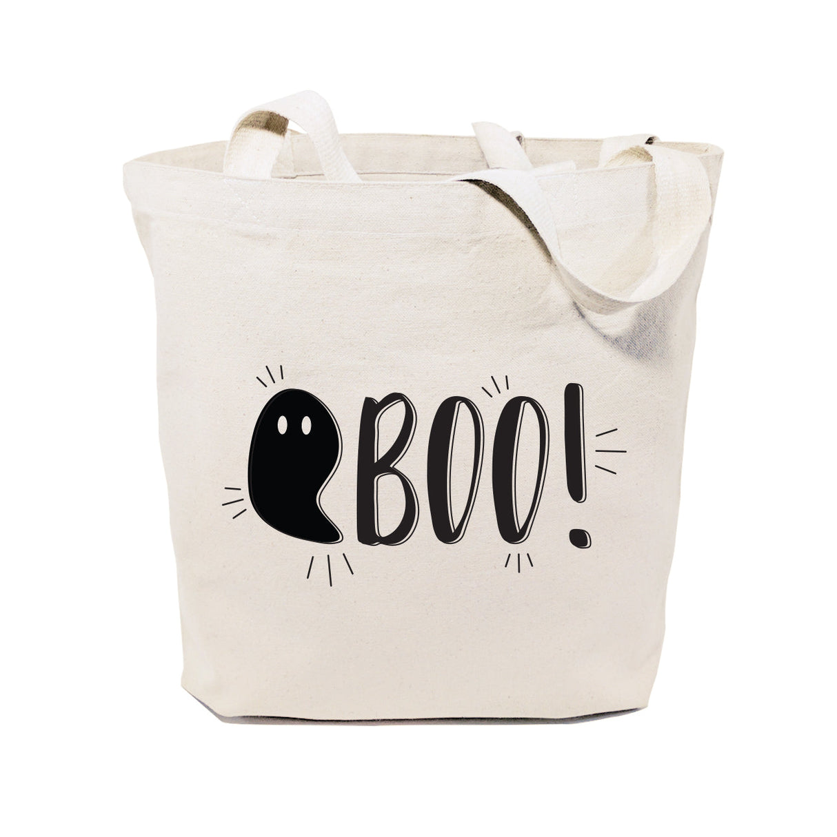 Boo! Halloween Cotton Canvas Tote Bag from The Cotton & Canvas Co.