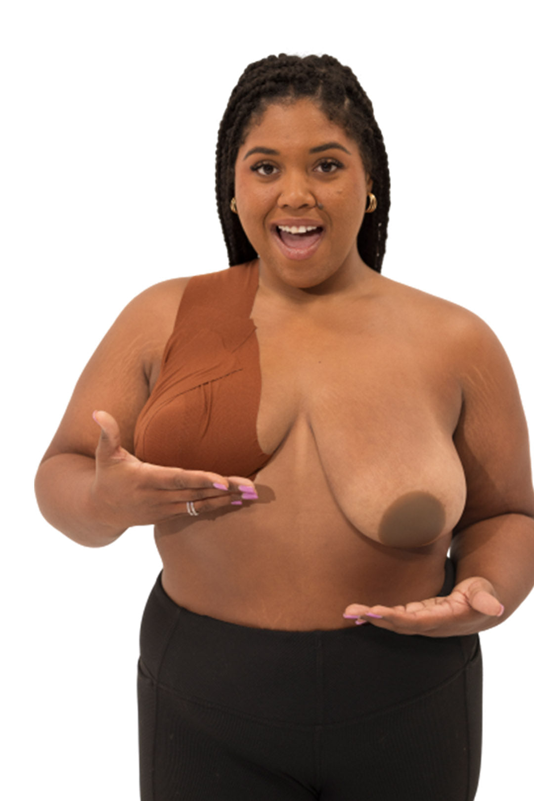 The Grip Kit: Nude Shade Boob Tape 2-Pack Set from Naked Rebellion