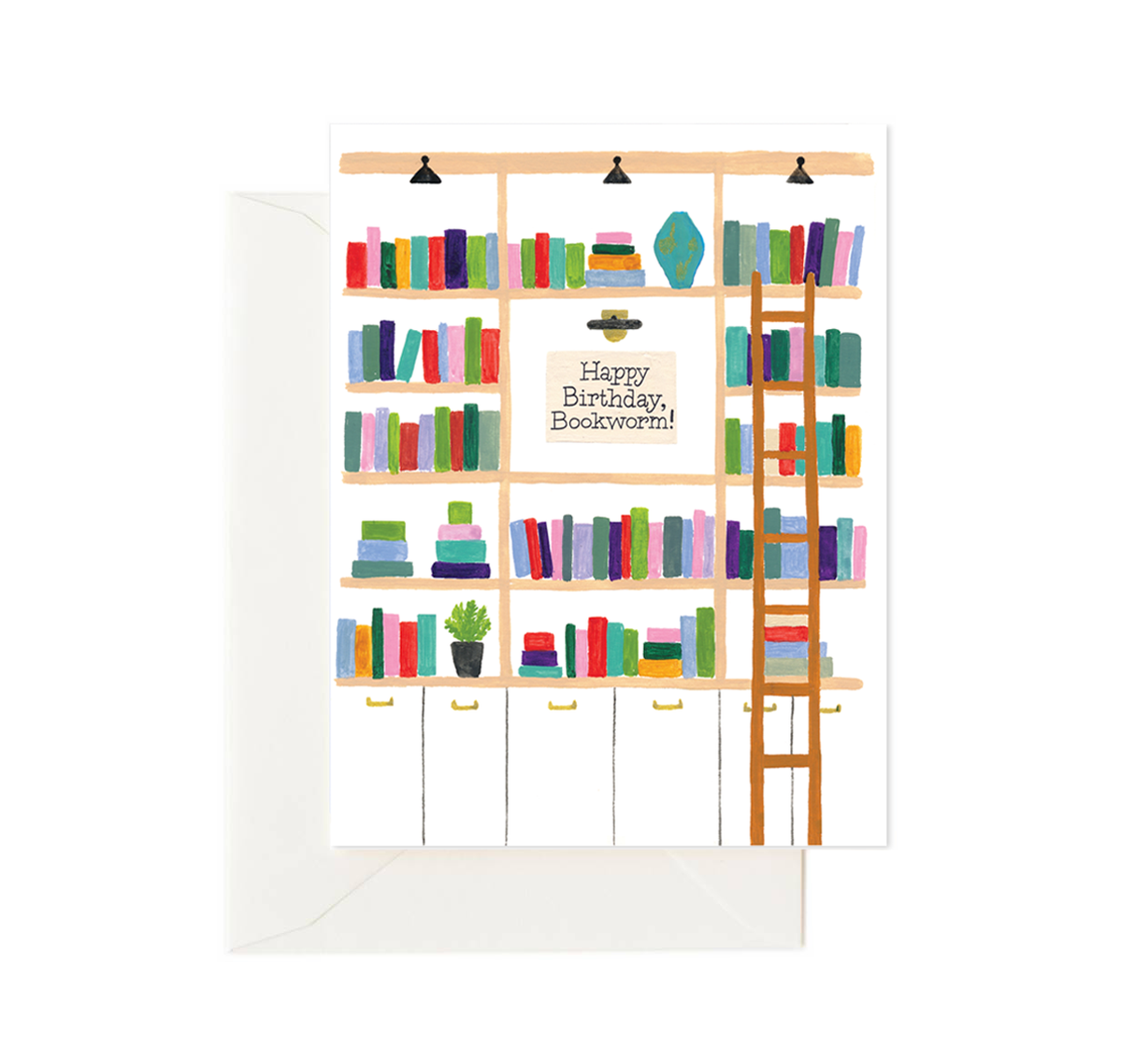 Bookworm Shelfie from Forage Paper Co.