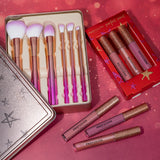 Crimson Brush Vault – 6-Piece Brush Set from Profusion Cosmetics